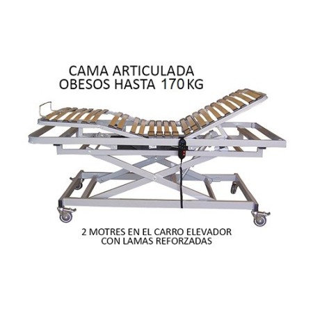 Cama articulada obesos