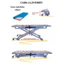 Cama articulada completa con carro elevador bajo, (Alzheimer). medidas 90 ...