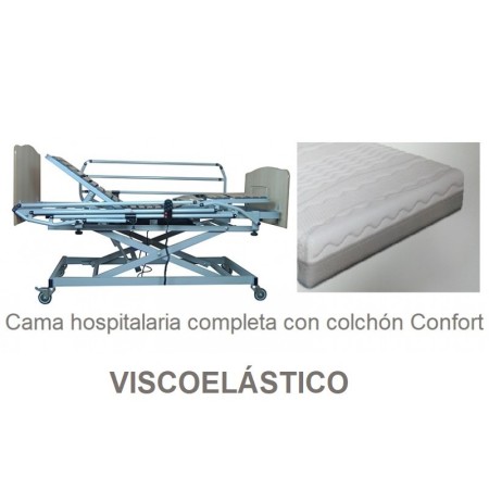 Cama articulada eléctrica completa