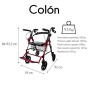 Rollator Y silla de ruedas COLON