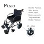Silla de ruedas de aluminio deluxe plegable con envío gratis