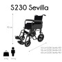 Silla de ruedas S230 Sevilla