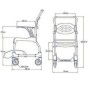 Silla ducha con WC Tecnimoen