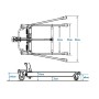 Grúa150 kg VULCAN con arnés reposacabezas