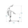 Grúa de bipedestación VULCAN  150 kg