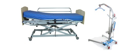 Cama con grúa articulada | Tienda especializada en confort y cuidados intensivos